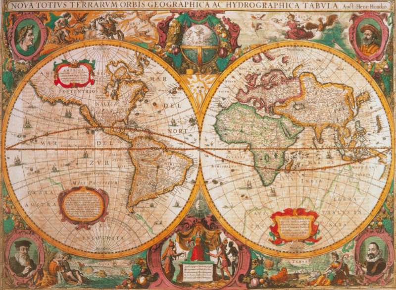 Puzzle 1000 Clementoni: Ancient World Map