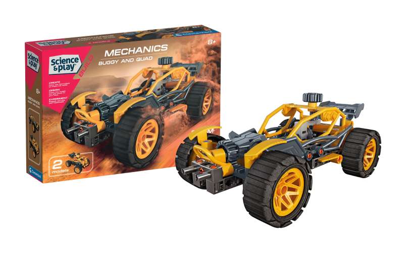 Clementoni Buggy & Quad 2 in 1 Constructor