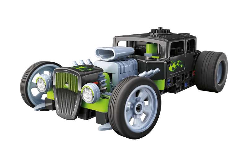 Clementoni Constructor: Hot Rod & Race Truck 2 in 1