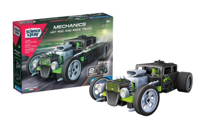 Clementoni Constructor: Hot Rod & Race Truck 2 in 1