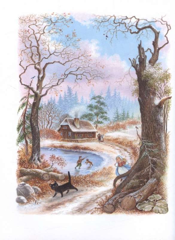 Niebieski ptak (ilustracje Anastasii Basiubina)