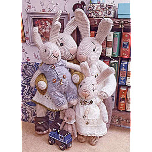 Knitted Happiness of the Krolikov Family. More than Amigurumi + Unique Outfits for All Occasions
