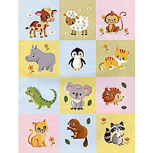 Little Animals. 24 Stickers