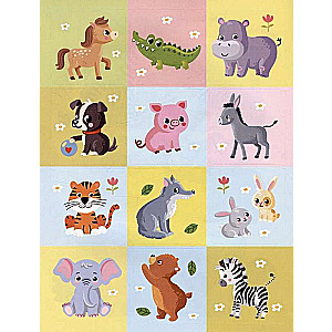 Little Animals. 24 Stickers