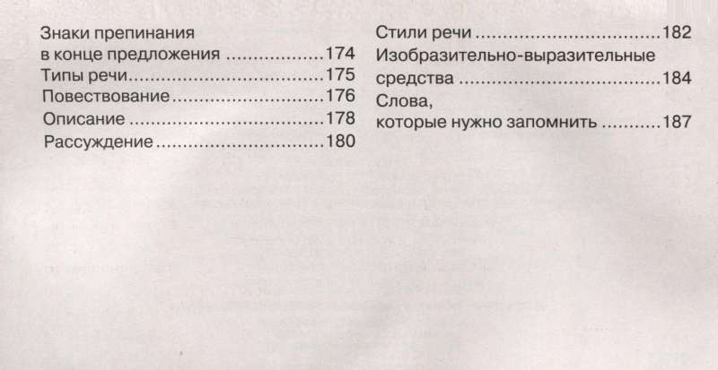 Educational tables. Russian language. Grades 1-4