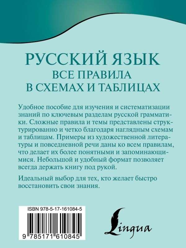 Russian Language. All Rules in Diagrams and Tables