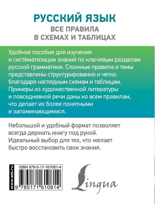 Język rosyjski. Wszystkie zasady w schematach i tabelach