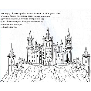 Vampire from the Misty Alley. Murder in the Ancient Castle. Coloring Detective