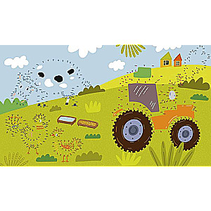Drawing and playing. Connect the dots drawing for boys