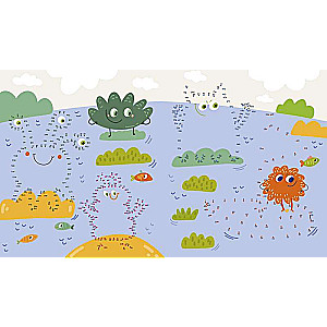 Drawing and playing. Connect the dots drawing for boys