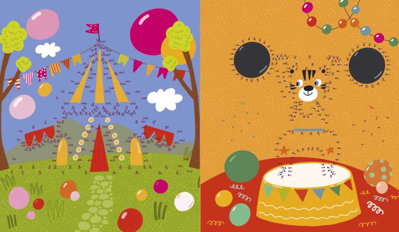Drawing and playing. Connect the dots drawing for boys