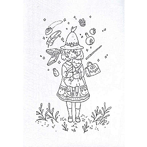 Anime art. A Magical Adventure. A Creative Book in the Style of Anime and Manga