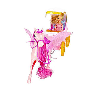 Toy - Mega Creative: Battery-operated Carriage, Horse, Doll and Chest