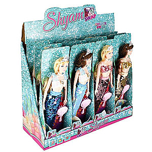 Mermaid Doll with Sequins, mix