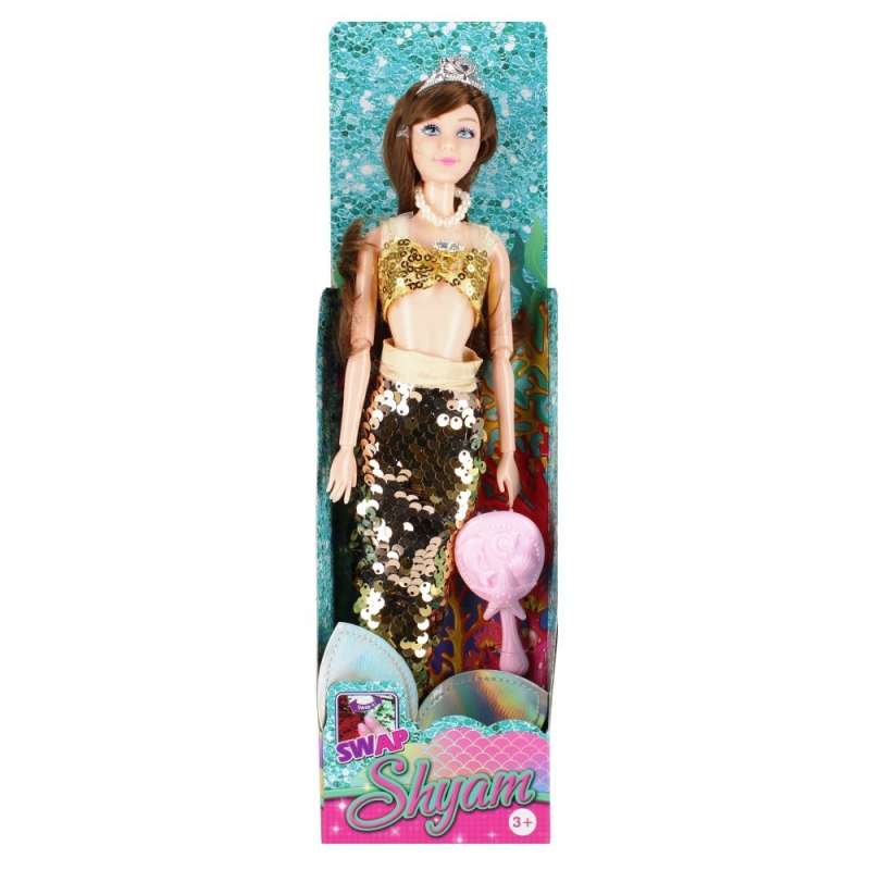 Mermaid Doll with Sequins, mix