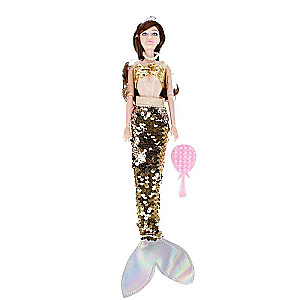 Mermaid Doll with Sequins, mix