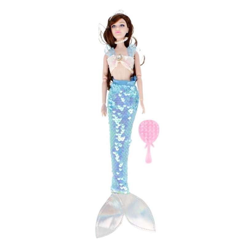 Mermaid Doll with Sequins, mix
