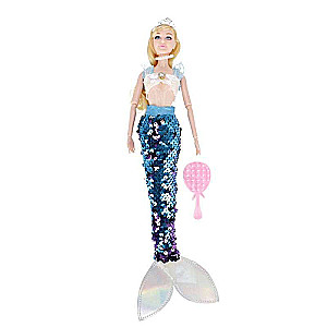 Mermaid Doll with Sequins, mix