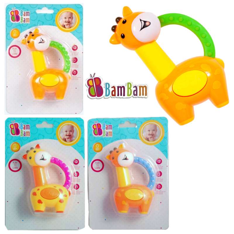 Rattle - BamBam: Giraffe, mix