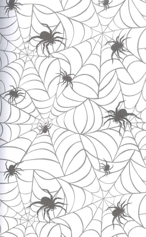 Modern Gothic. Coloring Postcard