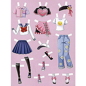 Anime girl. Create your look in the anime style!