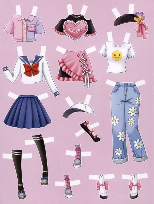 Anime girl. Create your look in the anime style!