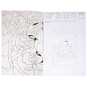 Paint by Numbers. Cats