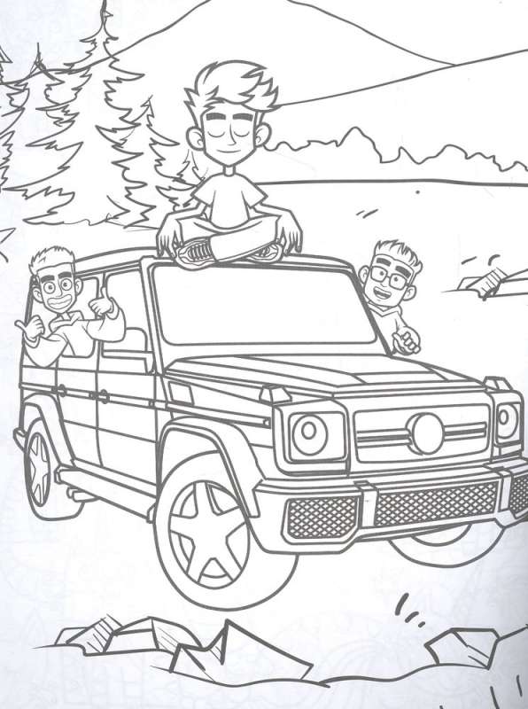 Vlad A4. Paper is Money Coloring Book