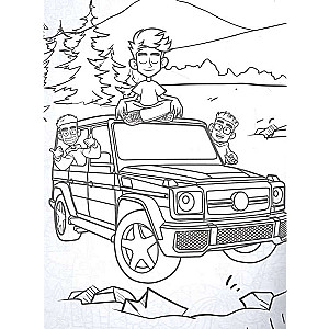 Vlad A4. Paper is Money Coloring Book