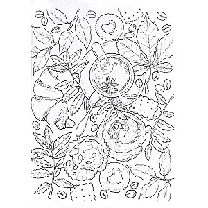 The World That Embraces. Coloring Blanket