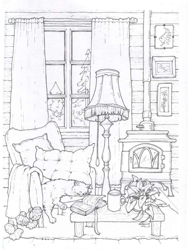The World That Embraces. Coloring Blanket