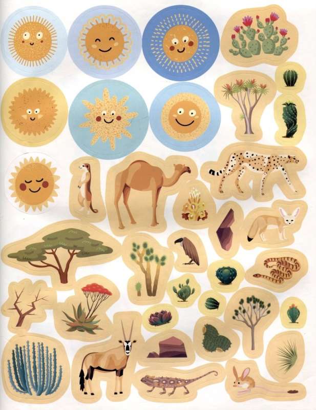 150 Stickers. In the Desert