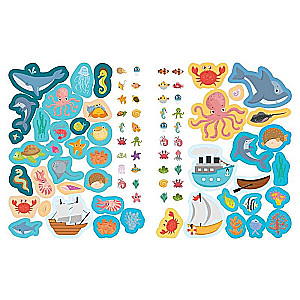 150 Stickers. At the Sea and in the Ocean