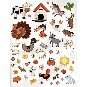150 Stickers. At the Farm