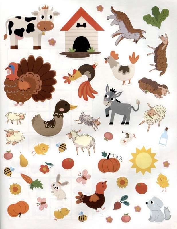 150 Stickers. At the Farm