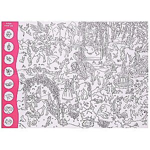 Big Coloring Book with Tasks - Unicorns