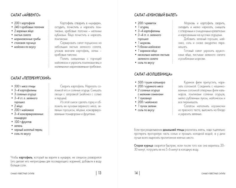 Encyclopedia of Salads. Recipes and Recommendations