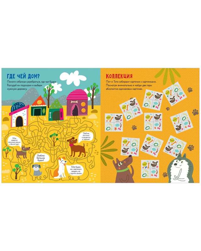 Clever activity. Fun activities about dogs