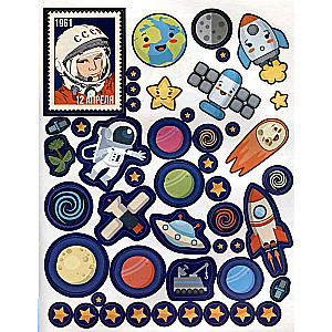 150 Stickers. In Space