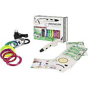 3D pen + starter kit, 10 colors