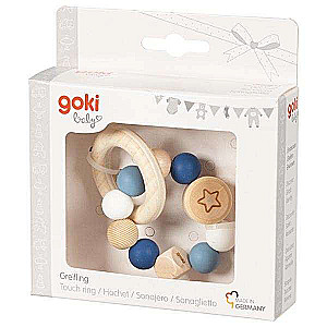 Elastic Wooden Rattle: Star