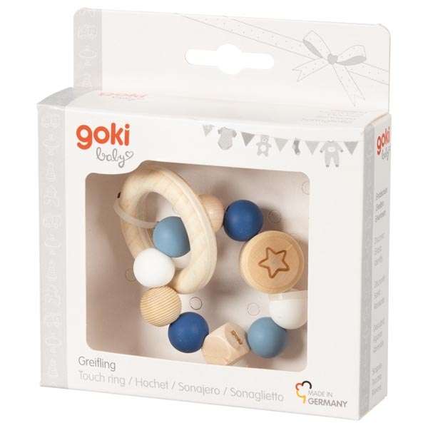 Elastic Wooden Rattle: Star