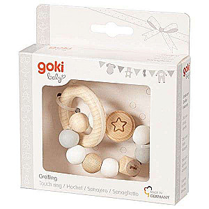 Elastic Wooden Rattle: Star