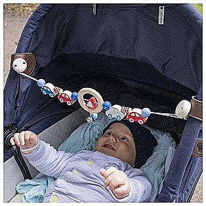 Stroller Stretch with Clips - Cars