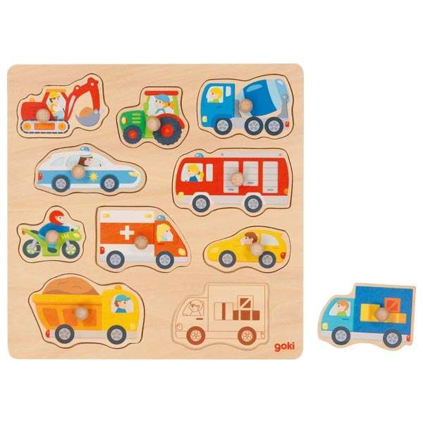 Wooden Puzzle - Puzzle: Transport