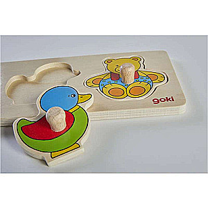 Wooden Puzzle - Jigsaw, mix