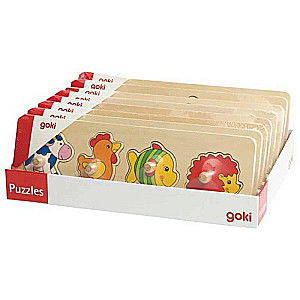 Wooden Puzzle - Jigsaw, mix