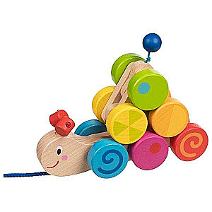 Pull Toy - Wooden Caterpillar