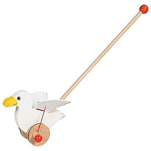 Pull Toy - Wooden Seagull Jonas