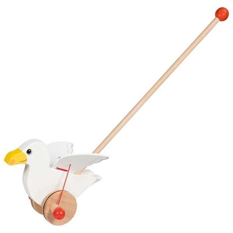Pull Toy - Wooden Seagull Jonas